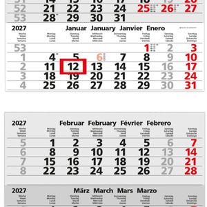 Produktbild für 6-Monatskalender Geiger Synergy 6, Jahr 2027