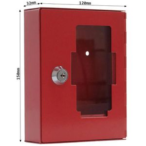 Produktbild für Notschlüsselkasten Rottner NS 1, T01323, rot