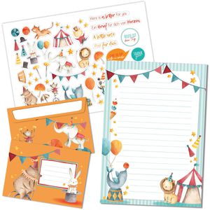 Produktbild für Briefpapier Papierdrachen Zirkus, A4