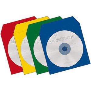 Produktbild für CD-Hüllen MediaRange BOX67, 124 x 124 mm