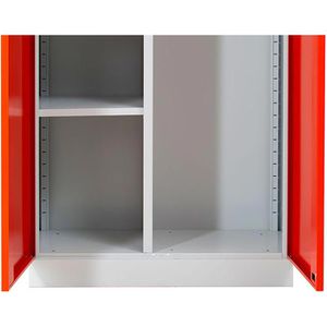 Produktbild für Mehrzweckschrank G-Office UNC.19/N, abschließbar, rot