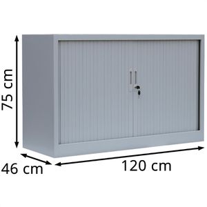 Produktbild für Rollladenschrank Lüllmann 555120, aus Metall