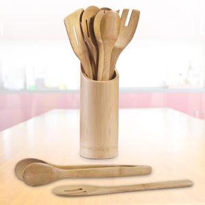 Produktbild für Küchenhelfer-Set Zeller Bamboo 25274, mit Behälter