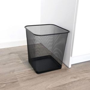 Produktbild für Papierkorb D.RECT 110784, schwarz
