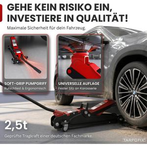 Produktbild für Rangierwagenheber Tarpofix WGH-25-RO, rot