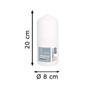 Produktbild für Kerzen Gala Typ 80/200, Stumpenkerze