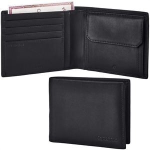 Portemonnaie Samsonite Attack 2 SLG, 015, schwarz, Echt Leder