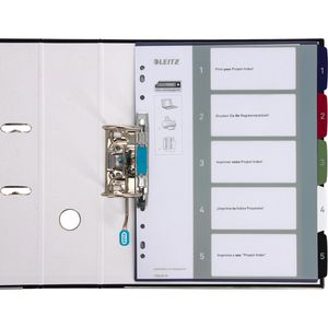 Produktbild für Register Leitz 1235 Style, A4 Überbreite, 1-5