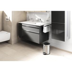 Produktbild für Mülleimer Durable 340023, silber