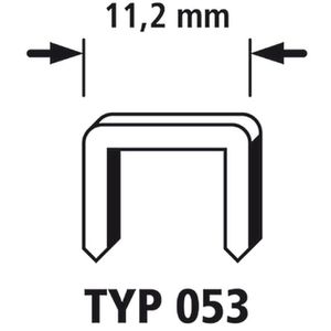 Produktbild für Tackerklammern Wolfcraft 7032000, extra hart, 8mm