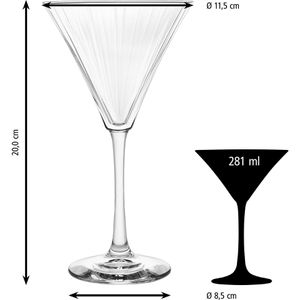 Produktbild für Cocktailgläser Libbey Martiniglas Linear