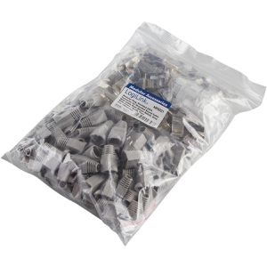 Produktbild für Modularstecker LogiLink MP0021, graue Tülle, Cat.6/7, RJ45