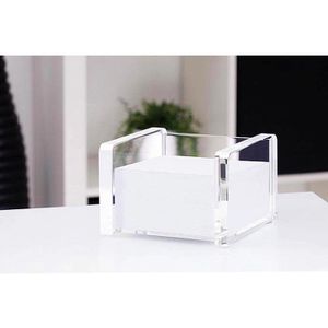 Produktbild für Zettelbox Wedo Cristallic, 607016, glasklar, 11,6 x 9,9 cm
