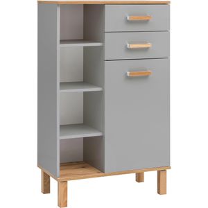 Highboard Schildmeyer Padua 148815, platingrau, aus Holz