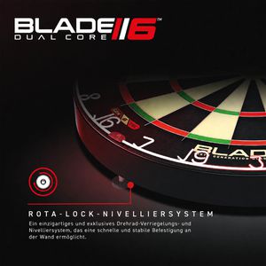 Produktbild für Dartscheibe WINMAU Blade 6 Dual Core, mit PDC Zertifizierung