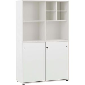 Produktbild für Kombischrank Möbelpartner Serie 400, weiß