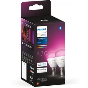 Produktbild für LED-Lampe Philips-Hue White Ambiance Bluetooth E14