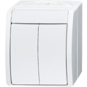 Lichtschalter Busch-Jaeger Ocean, 2601/5 W-54, alpinweiß