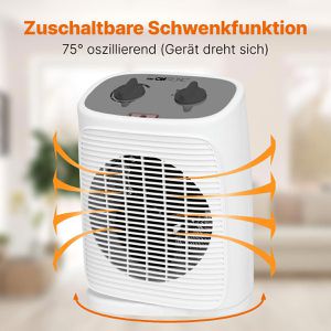 Produktbild für Heizlüfter Clatronic HL 3800, mit 3 Stufen bis 2000 Watt