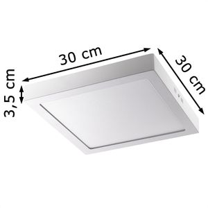 Produktbild für LED-Panel Alco 9230, weiß, 30 x 30 cm