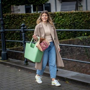 Produktbild für Einkaufstasche Koziol 7414703 Tasche XL, nature leaf green