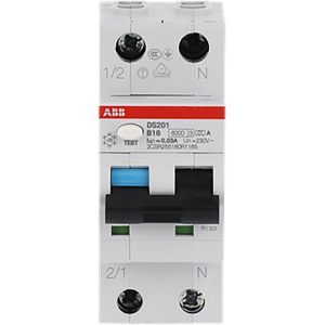 Produktbild für FI-Schutzschalter ABB DS201 B16 A30, 30mA, Typ A