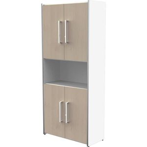 Produktbild für Kombischrank Kerkmann Move, ahorn / weiß