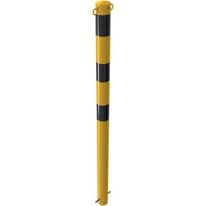 Produktbild für Absperrpfosten Schake 476BG/2, 2 Ösen, schwarz/gelb, Metall