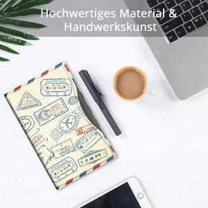 Produktbild für Reisepasshülle Fintie APPA098, Stempel Design