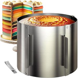 Tortenring 4smile Premium, backofenfest, aus Edelstahl