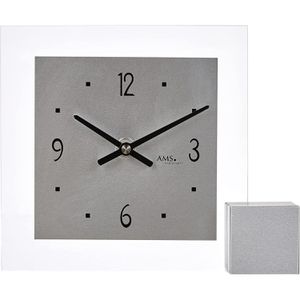 Produktbild für Tischuhr AMS 102, Glas, analog, Quarzuhr