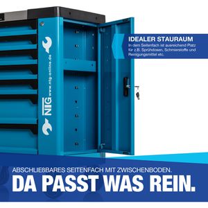 Produktbild für Werkzeugwagen NTG WZW.3080, bestückt