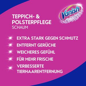 Produktbild für Teppichreiniger Vanish Teppich- &amp; Polsterpflege