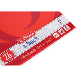 Produktbild für Briefblock Herlitz 10354991 x-book, A4
