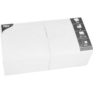 Produktbild für Servietten Papstar 12484, weiß