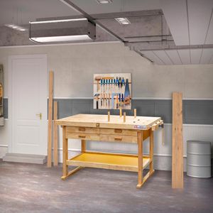 Produktbild für Hobelbank Holzmann WB162L, aus Holz
