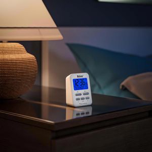 Produktbild für Wecker Mebus 25800, weiß, digital