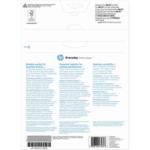 Produktbild für Fotopapier HP Q2510A Everyday, für Inkjet, A4