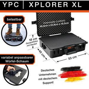 Produktbild für Transportkoffer YPC Xplorer Case XL abschließbar, Kunststoff