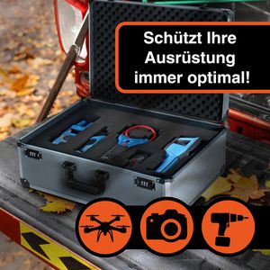Produktbild für Transportkoffer YPC TitanCase XXL, abschließbar, aus Aluminium