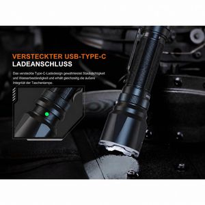 Produktbild für Taschenlampe Fenix TK22R, LED, aufladbar