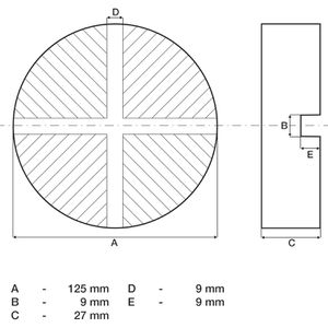 Produktbild für Gummiauflage BGS-technic 72111, für Wagenheber