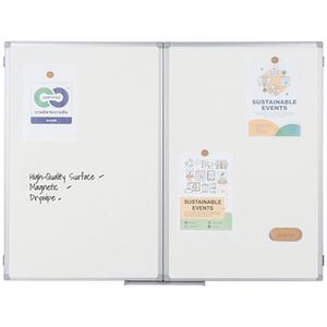 Produktbild für Klapptafel Bi-Office Earth Trio, Whiteboard
