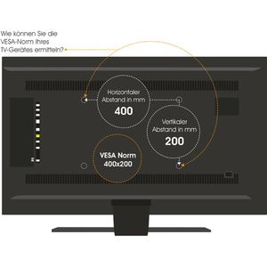 Produktbild für TV-Deckenhalterung myWall HL41ML, für 32 - 70 Zoll