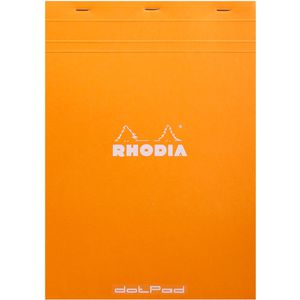 Produktbild für Notizblock Rhodia 18558C, dotpad, orange, A4