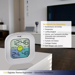 Produktbild für Thermo-Hygrometer TFA 30.5050.54, digital