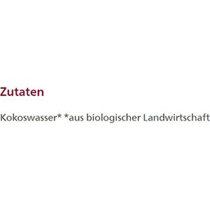 Produktbild für Kokoswasser Alnatura Coco Drink Natur, ohne Zuckerzusatz, BIO