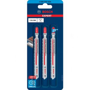 Produktbild für Stichsägeblätter Bosch Expert Plastic Composites Clean T301CHM