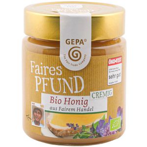 Produktbild für Honig GEPA Faires Pfund, Blütenhonig aus Lateinamerika, BIO