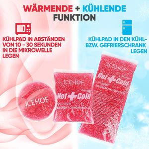 Produktbild für Kühlkompresse ICEHOF Kühlpad 3er Set, mit Hülle